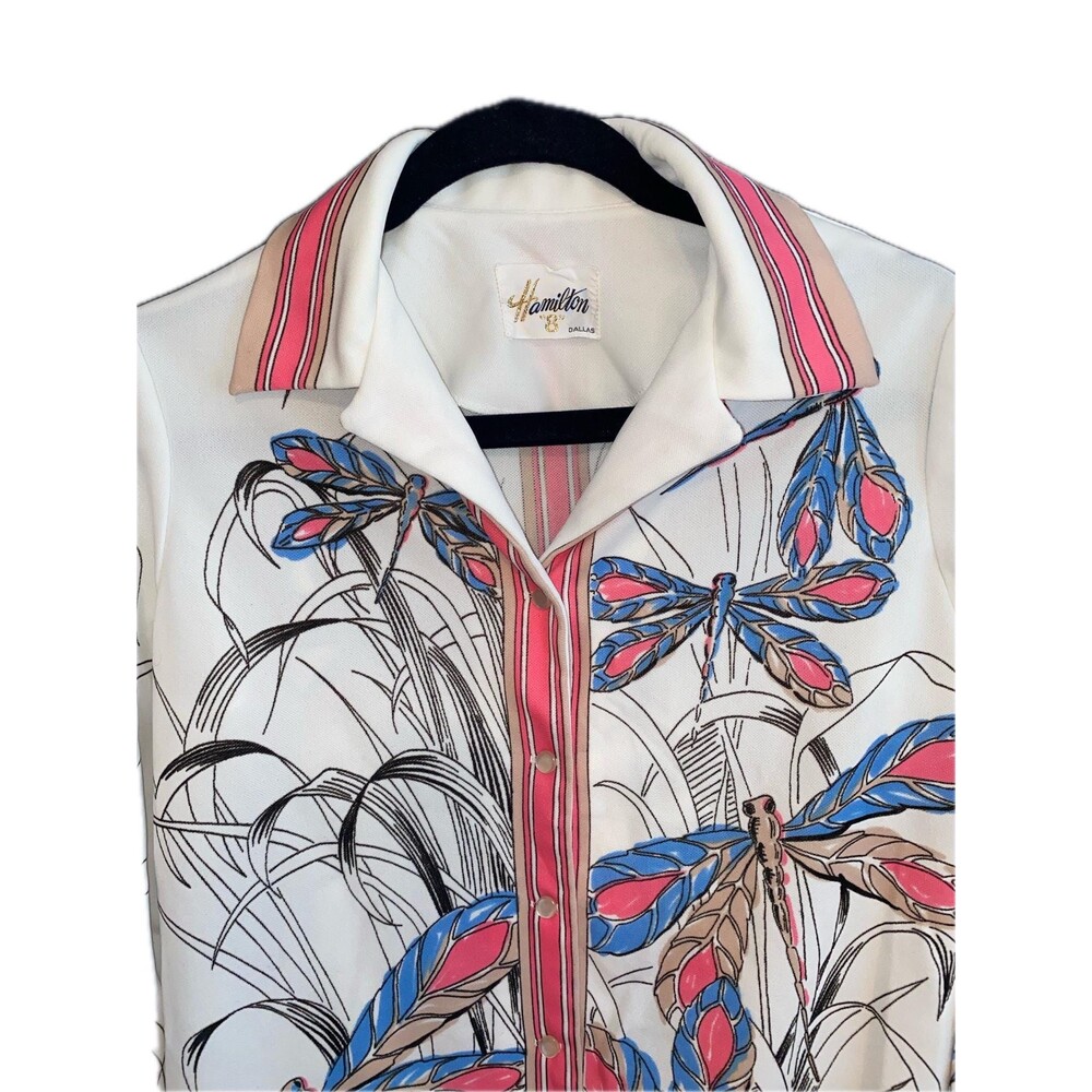 Vintage 1960s Dragonfly Blouse: Hamilton "8" Dallas-From Authentic Collection